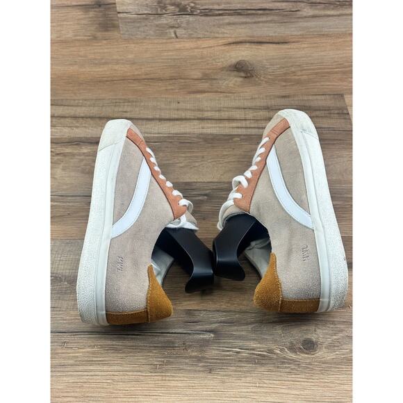 Madewell Sidewalk Low-Top Sneakers Brown Suede Size 8.5M - Picture 4 of 10